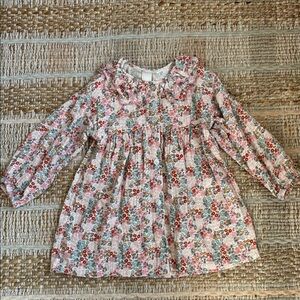 H&M Adorables Pink Floral Ruffle Dress